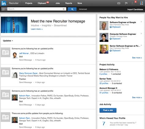linkedin recruiter|linkedin recruiter homepage.